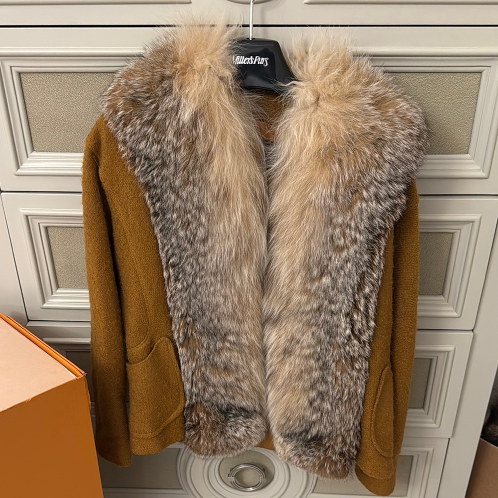 Elegant  Fur Trimmed Jacket